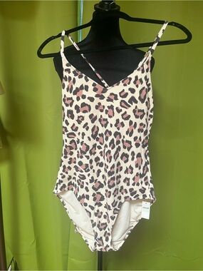 Aerie Leopard One Piece Swimsuit